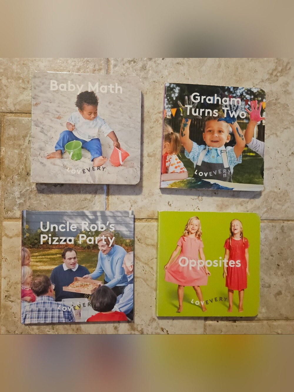 Set of 4 Lovevery Board Books